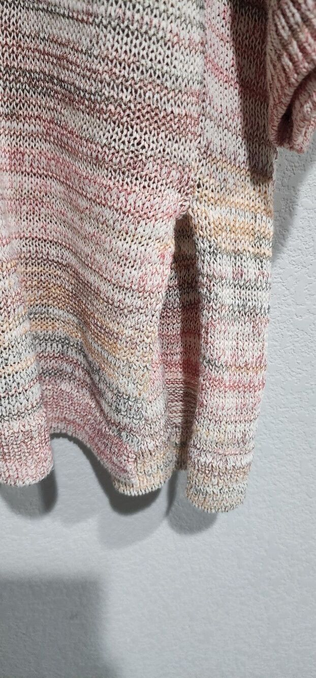 Old Navy Cardigan Knit Sweater Women's Multicolor Pockets Size M 3/4 Sleeves - Picture 10 of 11